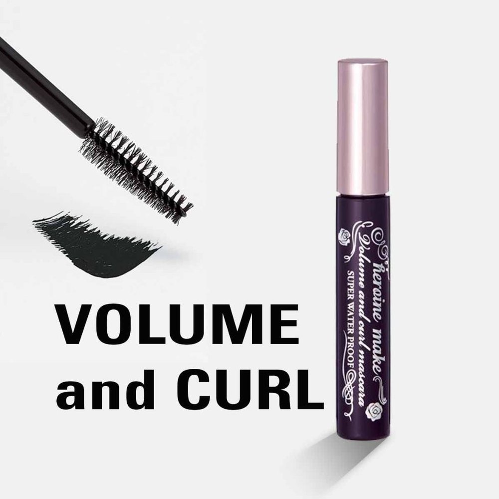 HEROINE MAKE Volume and Curl Mascara Super Water Proof 01 Jet Black - Picture 4 of 4